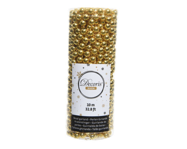 GHIRLANDA DI PALLINE 10MT oro (Cod. 31012-02)
