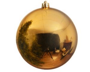 PALLINA DI NATALE D20 CM oro (Cod. 24010-01)