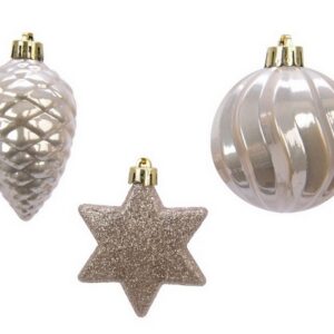 SET 3 PENDAGLI NATALE perla (Cod. 28799-05)