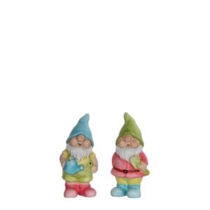 GNOMO ROSA VERDE l6xw5,5xh12cm  (Cod. 25503-01)