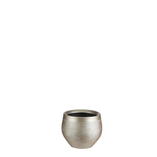 VASO DOURO H13 D16 CM platino (Cod. 31186-01)