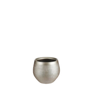 VASO DOURO H15 D18 CM platino (Cod. 31182-01)