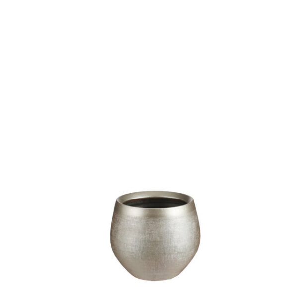 VASO DOURO H15 D18 CM platino (Cod. 31182-01)