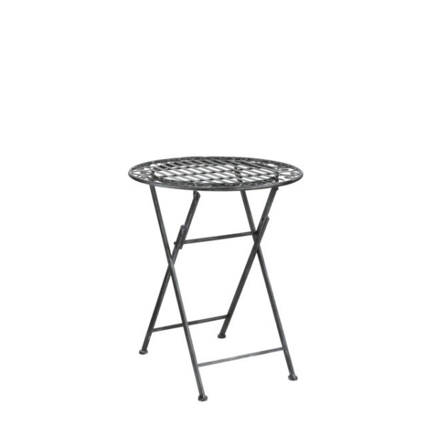 TAVOLINO FERRO 71X60CM grigio (Cod. 29935-02)