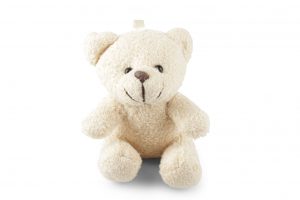 SET 4 ORSACCHIOTTO DI PELUCHE 10,5X7,5 H6 CM crema (Cod. 32233-01)