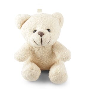 SET 4 ORSACCHIOTTO DI PELUCHE 10,5X7,5 H6 CM crema (Cod. 32233-01)