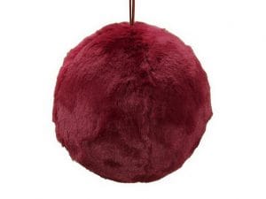 PALLINA STOFFA D 20CM bordeaux (Cod. 29038-02)