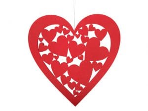 CUORE D'APPENDERE 25X26CM  (Cod. 29799-01)