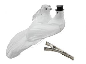 SET COPPIA COLOMBI 14CM C/CLIP   (Cod. 29849-01)