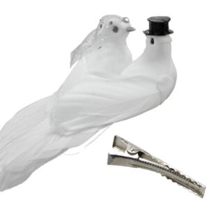 SET COPPIA COLOMBI 14CM C/CLIP   (Cod. 29849-01)
