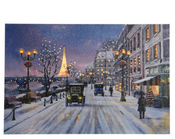 QUADRO PARIS CON LED 38X58 CM  (Cod. 31032-01)