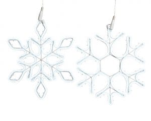 FIOCCO DI NEVE LED BIANCO FREDDO D35 INT/ESTERNO  (Cod. 28839-01)