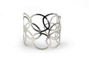 SET 8 PZ.  BRACCIALI CON CERCHI H5,5 D6  argento (Cod. 20685-01)