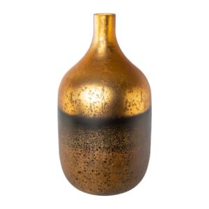 VASO VETRO SATINATO 15X30 CM oro (Cod. 30195-01)