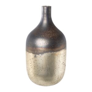 VASO VETRO SATINATO 15X30 CM argento (Cod. 30195-02)