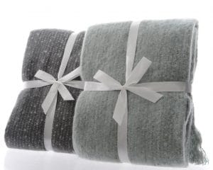 COPERTA IN ACRILICO 130X150CM grigio (Cod. 24042-01)