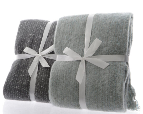 COPERTA IN ACRILICO 130X150CM grigio (Cod. 24042-01)