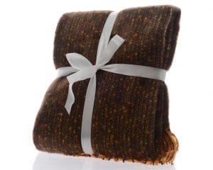 COPERTA IN ACRILICO 130X150CM marrone (Cod. 24042-02)
