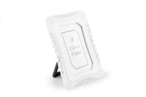 PORTAFOTO RETTANGOLARE H6,5 CM bianco (Cod. 25257-01)
