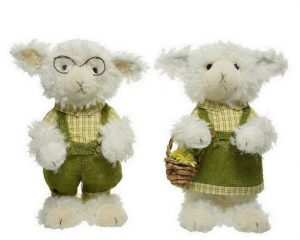 PELUCHE PECORA 14X20X30 CM  (Cod. 28219-01)