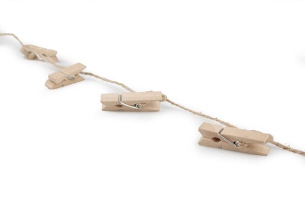 GHIRLANDA C/MOLLETTE LEGNO  3,5X1X3,40  (Cod. 27518-01)
