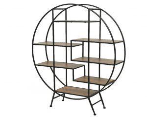 SCAFFALE TONDO 30X158 H179 CM  (Cod. 29706-01)