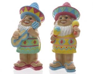 GNOMO CON SOMBRERO 28,5 CM (1PZ)  (Cod. 25141-01)