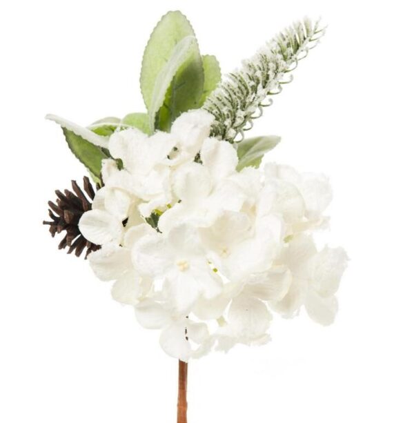 PICK ORTENSIA E PIGNA INNEVATA bianco (Cod. 27450-01)