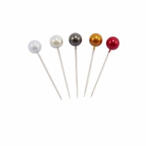 SPILLO C/PERLA D15 L60 PZ.20 avorio (Cod. 9230-02)