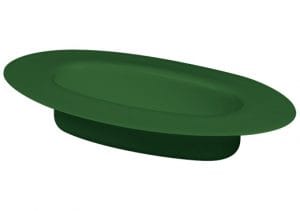 CIOTOLA OVALE GRANDE CM.40X25 H6 (CONF. 6 PZ) verde (Cod. 1913-02)
