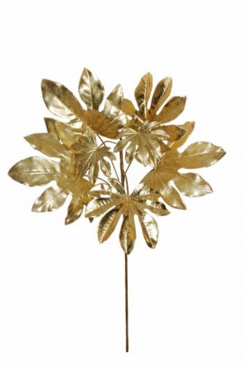 RAMO ARALIA METALLICO 90 CM oro (Cod. 30523-01)