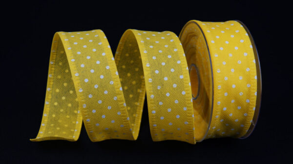 NASTRO TNT POIS ANIMATO MM.40 MT.20 giallo-ocra-05 (Cod. 3351-03)