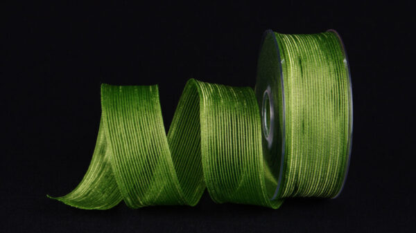 NASTRO LUCE ANIMATO MM.40 MT.20 verde-muschio-17 (Cod. 3343-14)