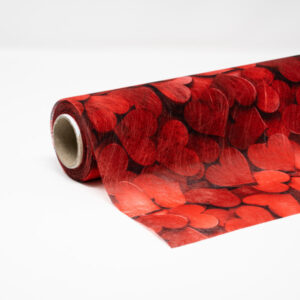 BOBINA CUORI DECOFIBRA MM510 9MT rosso-07 (Cod. 29961-01)