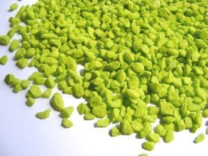 GRANULATO COLORATO MM 3-6 BUSTA 1KG verde-mela (Cod. 2759-17)