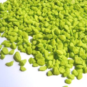 GRANULATO COLORATO MM 3-6 BUSTA 1KG verde-mela (Cod. 2759-17)