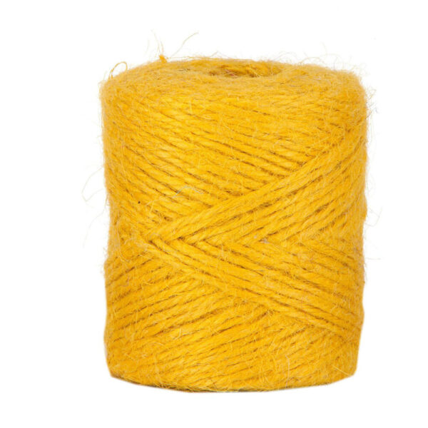 CORDONCINO STRING JUTA GR.100 MT.70 giallo (Cod. 21359-14)