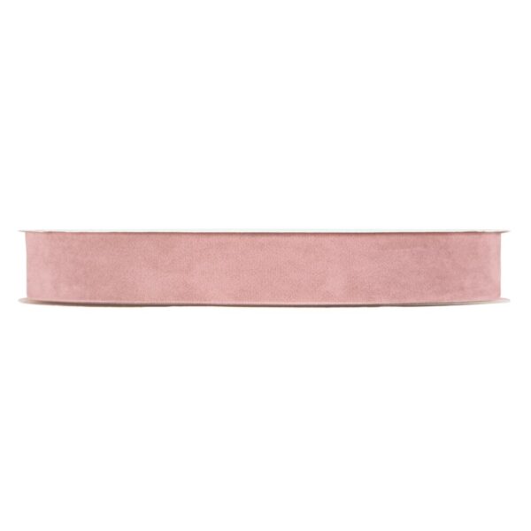 NASTRO VELLUTO DOUBLE VELVET MM25 X 30MT  rosa (Cod. 30724-06)