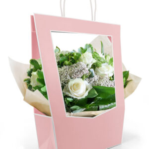 BORSA MEDAILLON LARGE 16X30X50 CM 5PZ rosa (Cod. 28687-03)