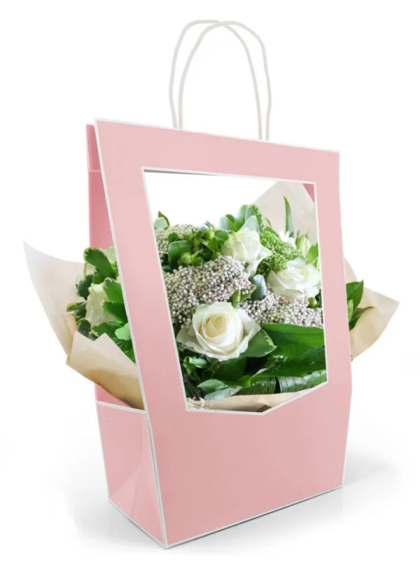 BORSA MEDAILLON LARGE 16X30X50 CM 5PZ rosa (Cod. 28687-03)