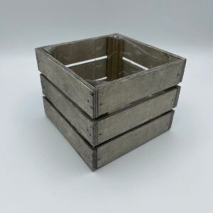 CASSETTA LEGNO PER VASO D10  grigio (Cod. 28744-05)