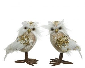 GUFO DI VELLUTO 6X10X12 CM  (Cod. 28874-01)