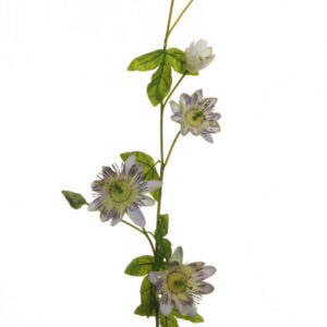 RAMO FIORE DELLA PASSIONE CON 3 FIORI color-lavander (Cod. 31230-01)