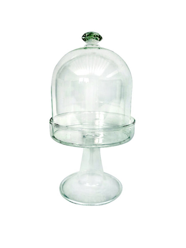 PORTADOLCI VETRO H15,5 D9  (Cod. 31202-01)