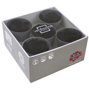 ROSE QUEEN W-BOX 5PZ (DIAM. TRA 6,3 E 7,3 CM) nero (Cod. 31218-10)