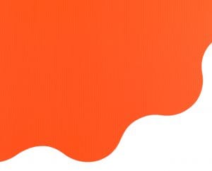 SOTTOVASI MARGHERITA MILLERIGHE D50 50PZ arancio (Cod. 30907-01)