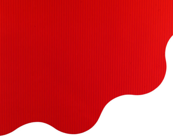 SOTTOVASI MARGHERITA MILLERIGHE D50 50PZ rosso (Cod. 30907-08)