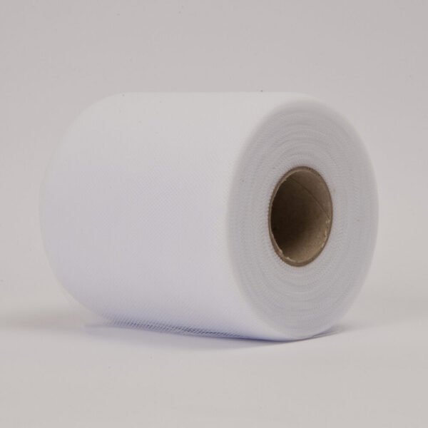TULLE FILE' 40 TD CM.25 MT.100 bianco (Cod. 715-15)