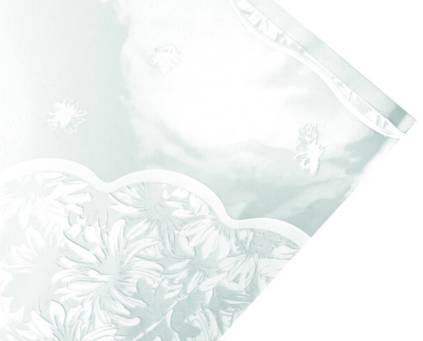 BUSTE QUADRA FLORAISON 35MY 57X57 50PZ bianco (Cod. 7138-02)