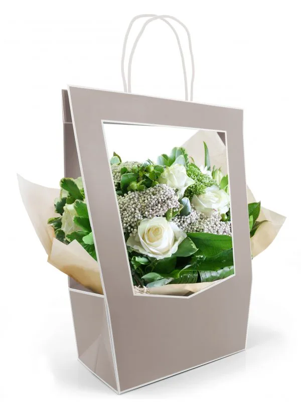 BORSA MEDAILLON LARGE 16X30X50 CM 5PZ grigio (Cod. 28687-04)